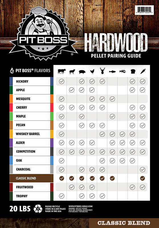 Pit Boss Classic Blend Hardwood Pellets