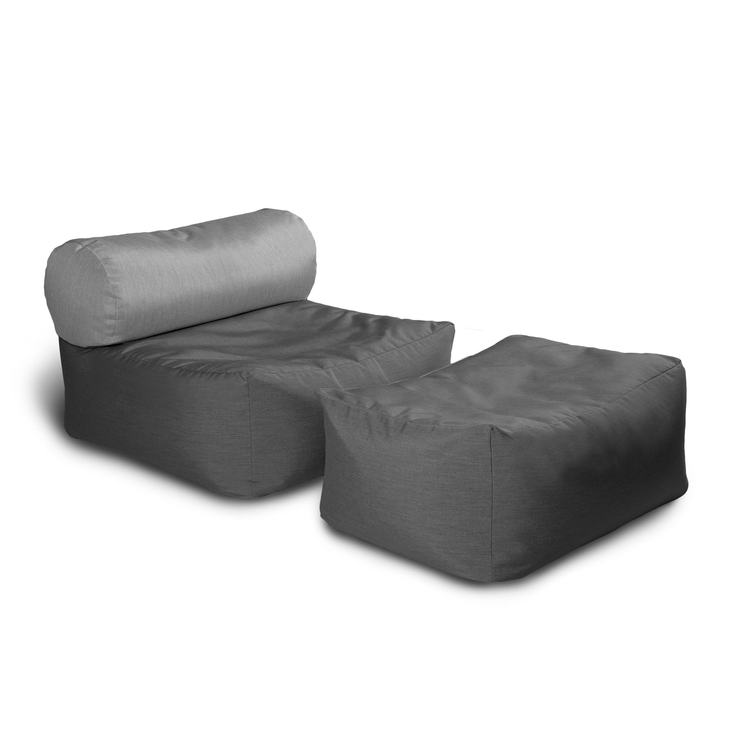 Tybee Large Outdoor Lounge w/ Bolster & Ottoman