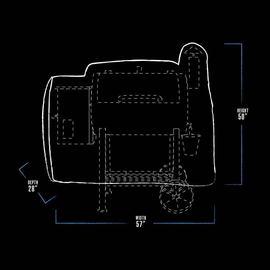 Pit Boss 820FB Wood Pellet Grill Cover – Heavy-Duty All-Weather Protection