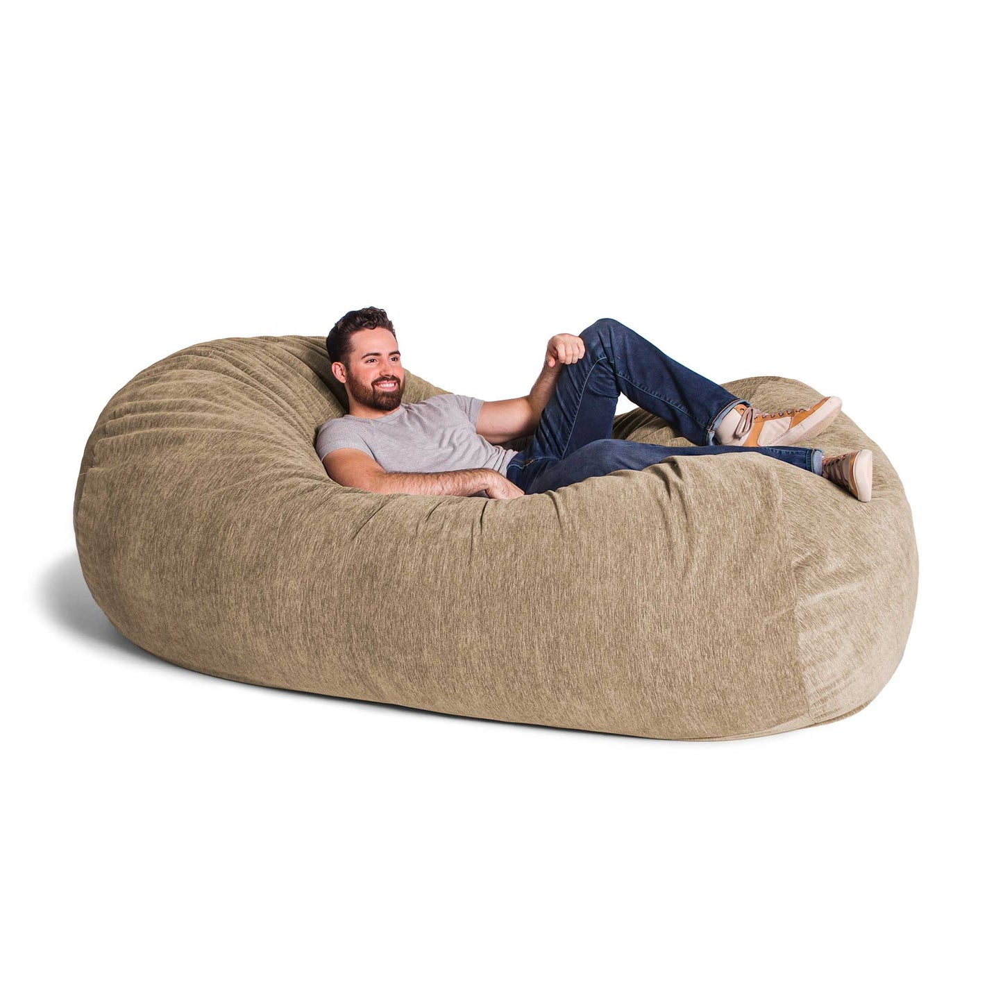 Premium Chenille Giant Bean Bag Sofa