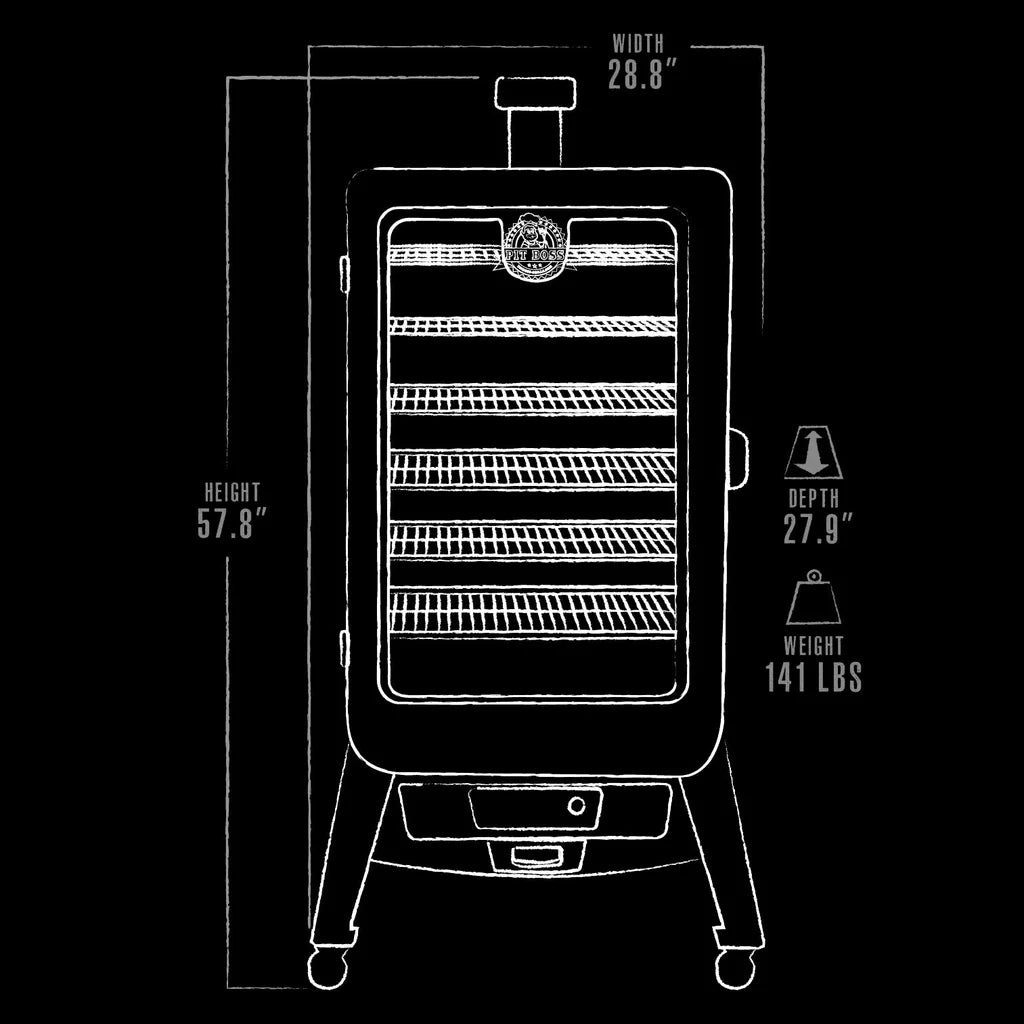 Pit Boss Copperhead 7-Series Wood Pellet Vertical Smoker