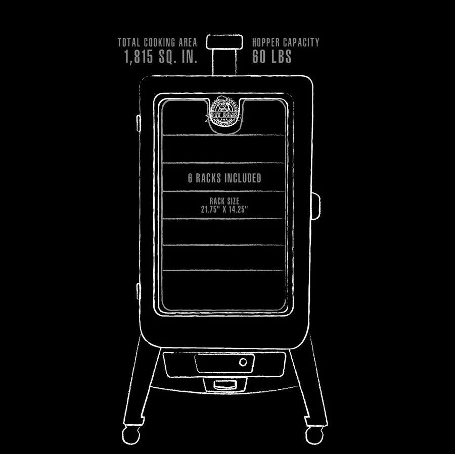 Pit Boss Copperhead 7-Series Wood Pellet Vertical Smoker