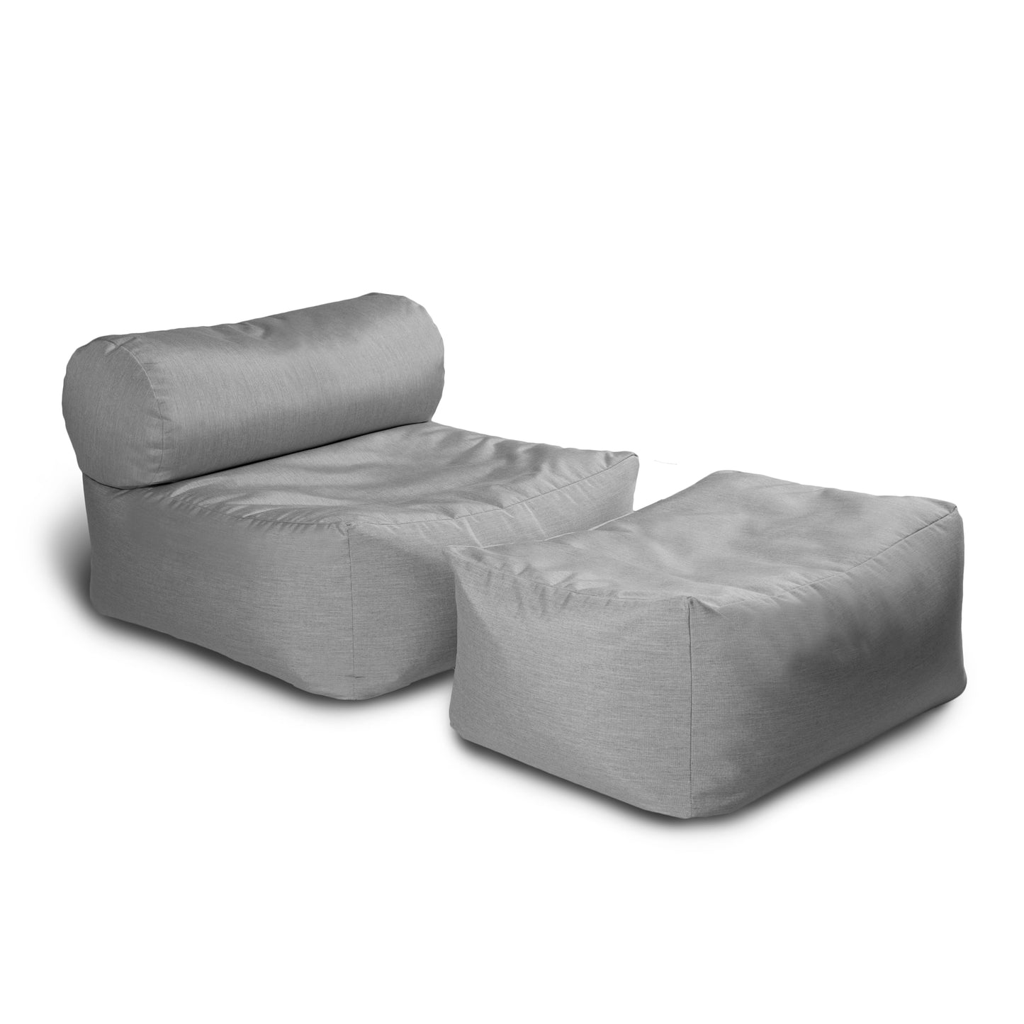 Tybee Large Outdoor Lounge w/ Bolster & Ottoman