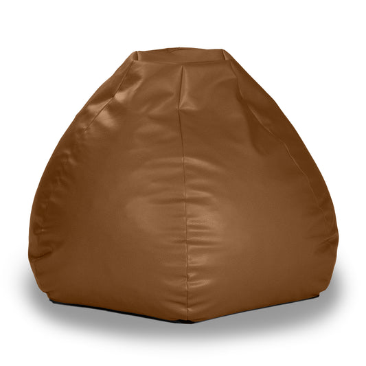 Faux Leather Foam Bean Bag Chair