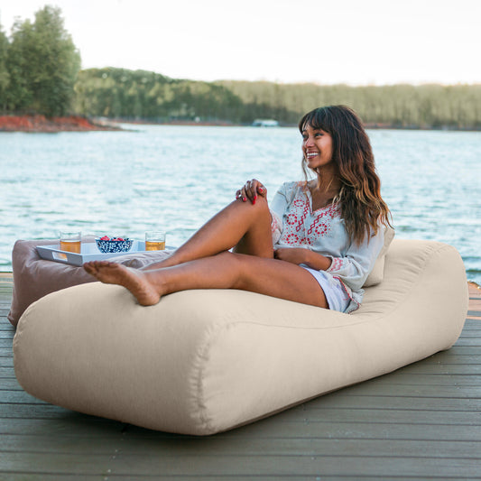 Sunbrella Arlo Outdoor Bean Bag Sun Lounger