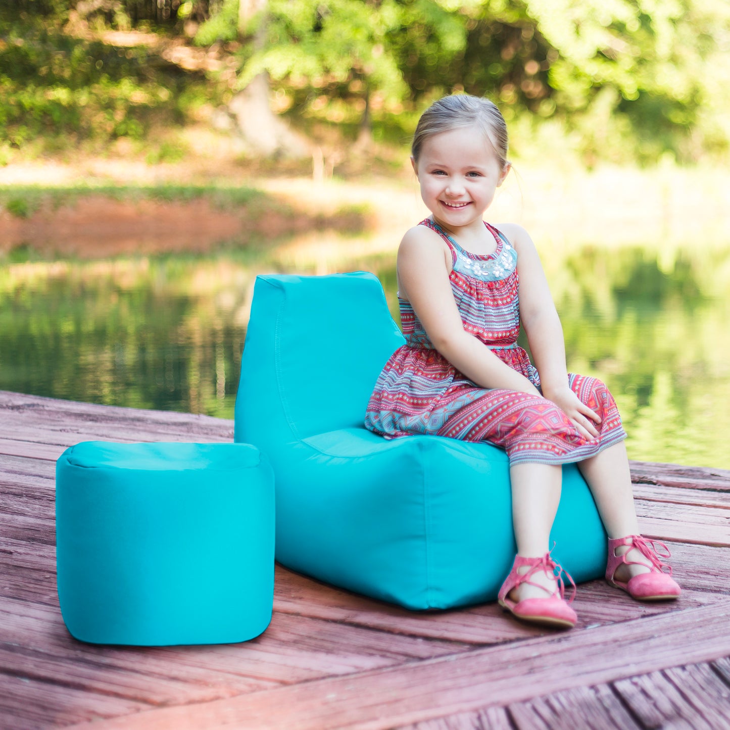 Juniper Jr Kids Outdoor Bean Bag Chair