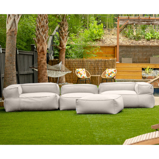 Baya Luxurious 4 piece outdoor Sofa with Ottoman