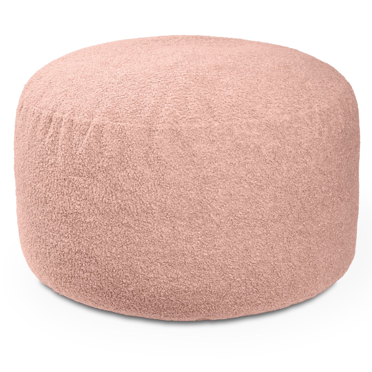 Faux Lamb Large Round Bean Bag Chair