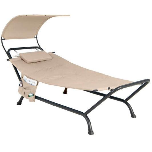 Hammock Style Chaise Lounge Chair Cot