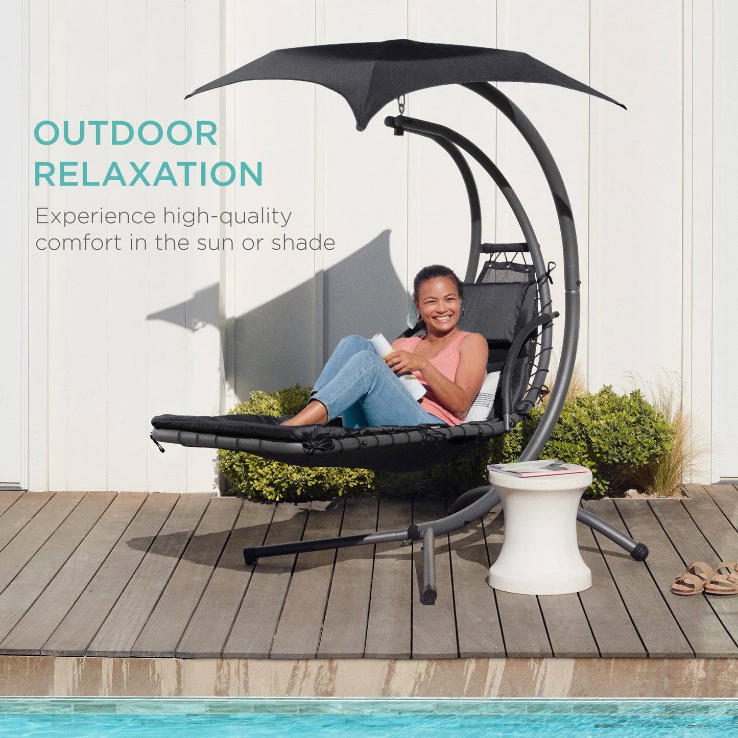 Chaise Lounger Hammock Chair Porch Swing