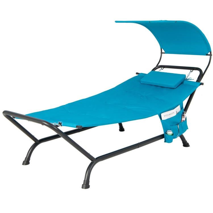 Hammock Style Chaise Lounge Chair Cot