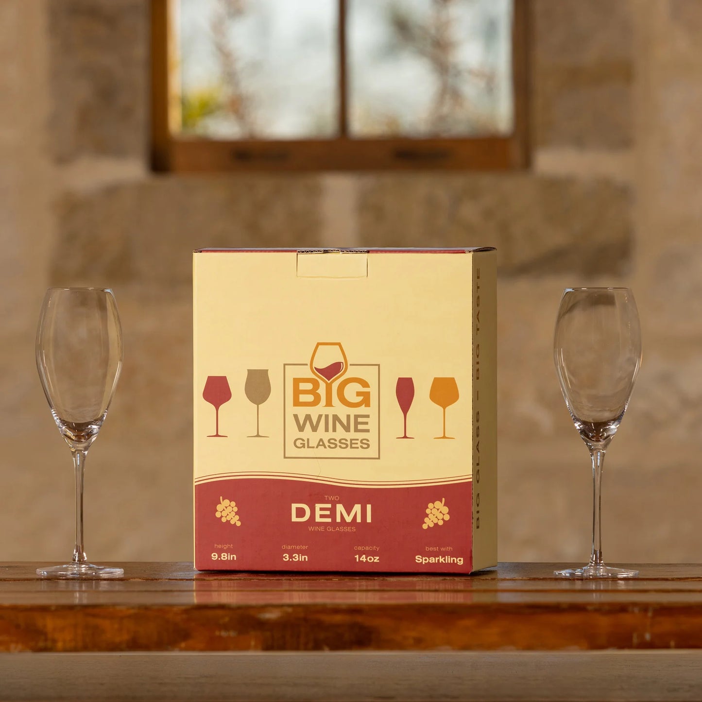 Big Wine Glasses Demi