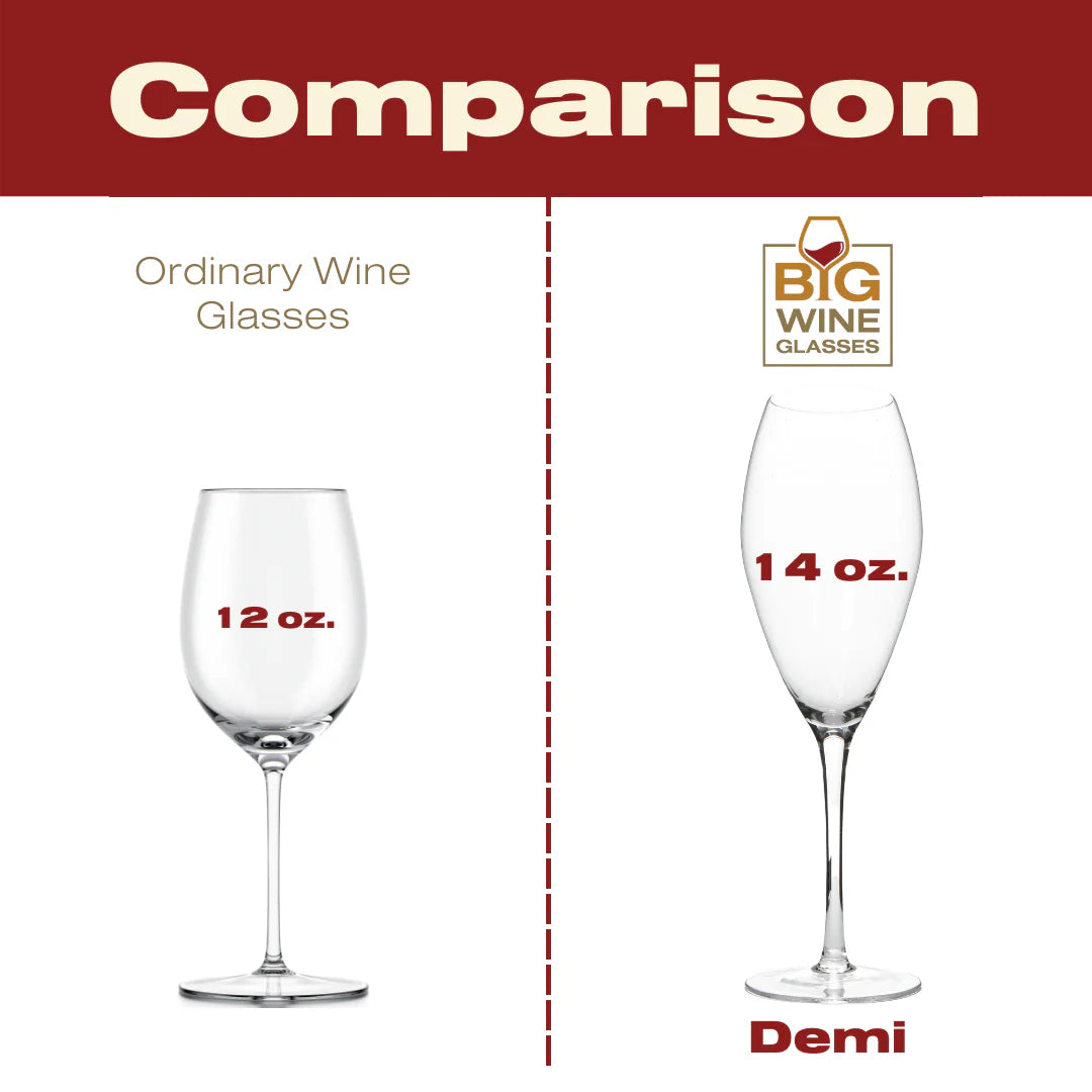 Big Wine Glasses Demi