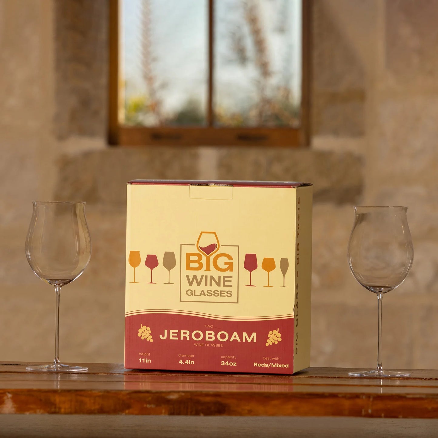 Big Wine Glasses Jeroboam