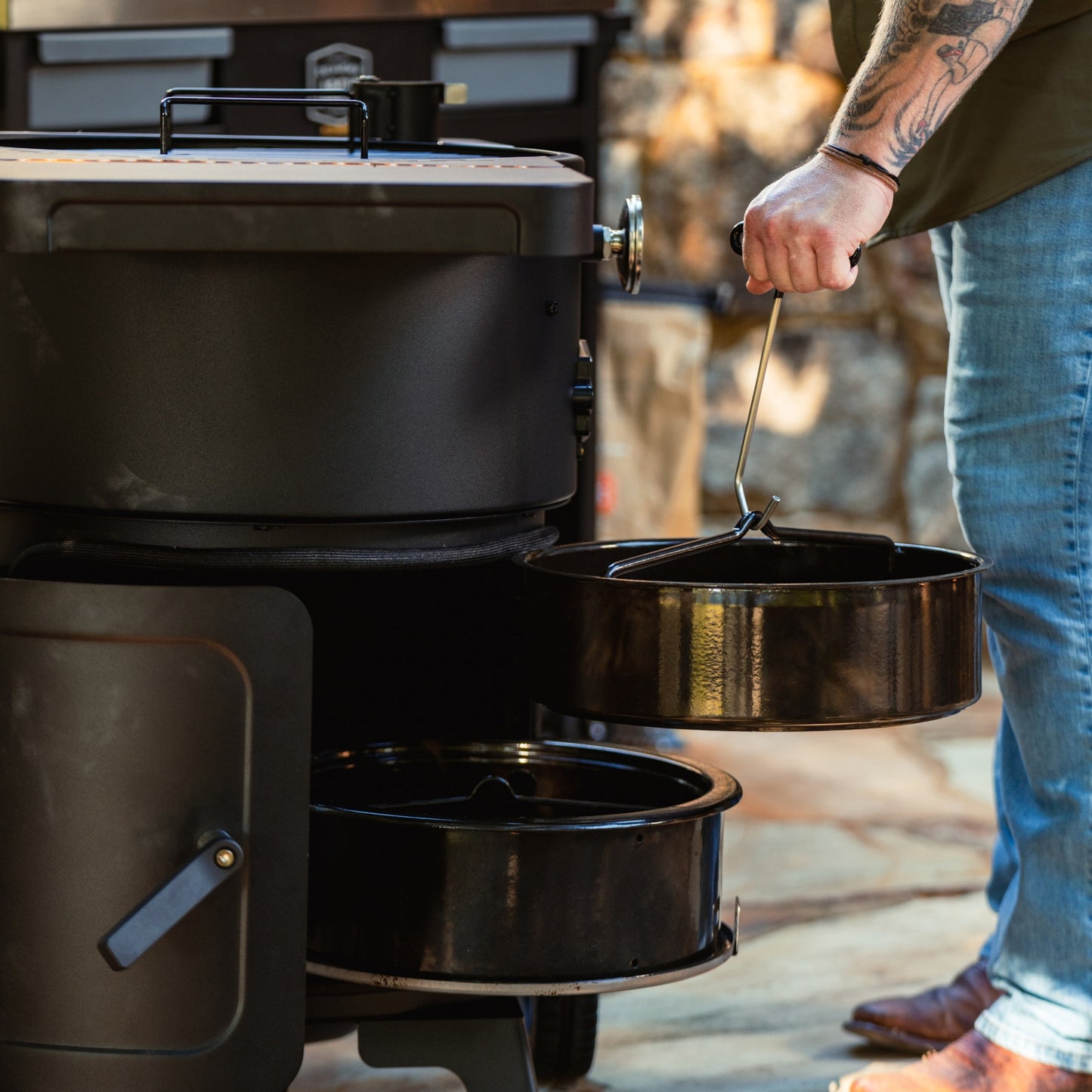 Bronco Drum Smoker & Grill