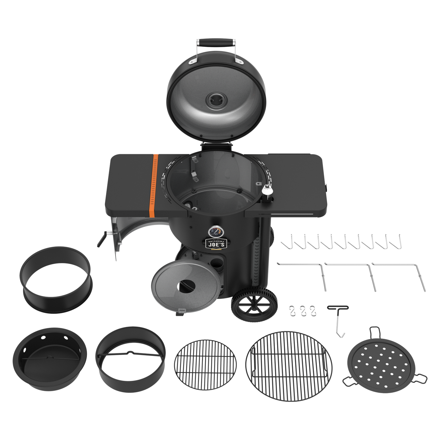 Bronco Drum Smoker & Grill