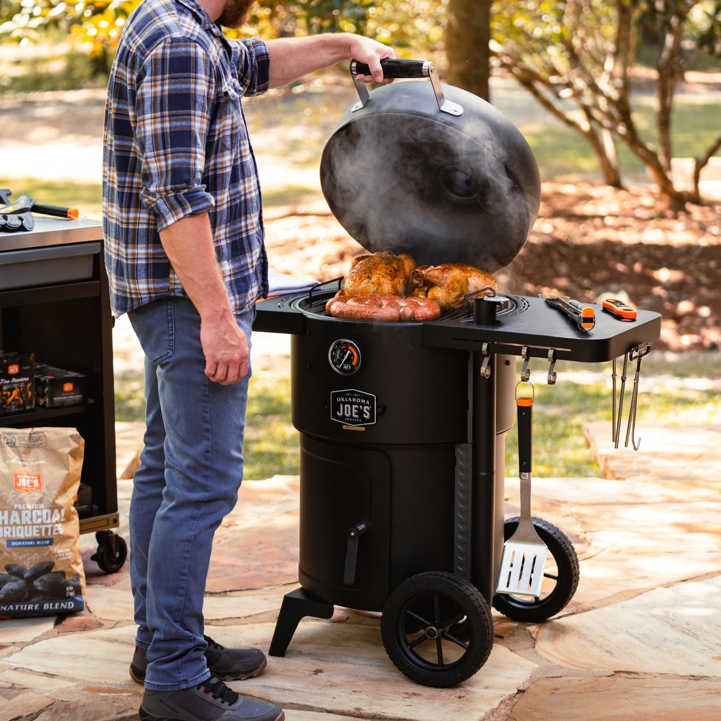 Bronco Drum Smoker & Grill
