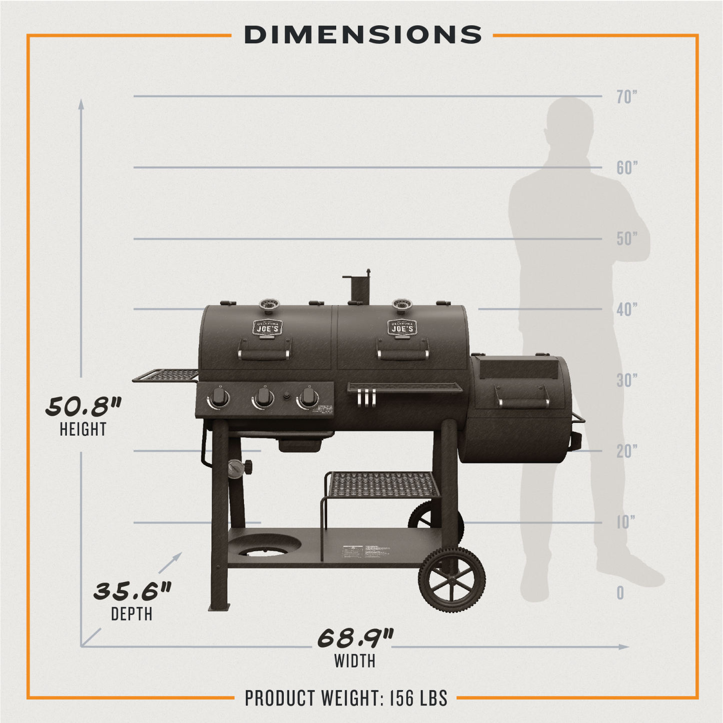 Canyon Combo Charcoal & Gas Smoker & Grill