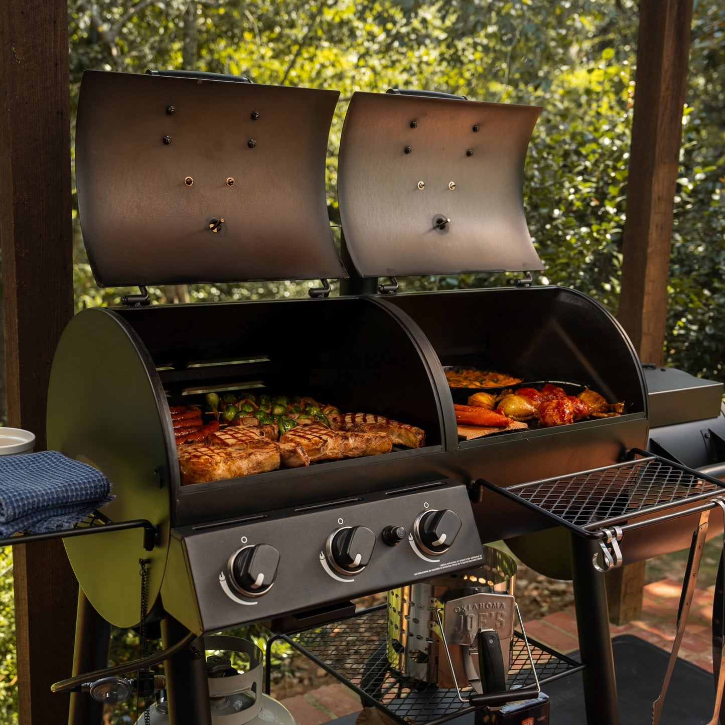 Canyon Combo Charcoal & Gas Smoker & Grill