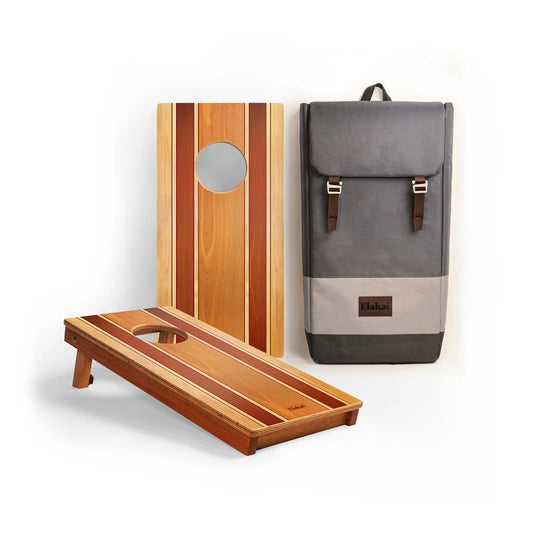 Classic Woody Mahogany Pathfinder Cornhole Boards