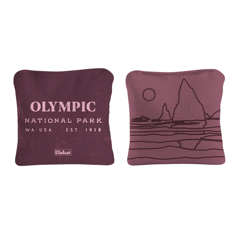 Olympic National Park Durasuede + Turbo Polyglide Pilot Versacraft Cornhole Bags