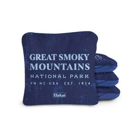 Great Smoky Mountains National Park Durasuede + Turbo Polyglide Pilot Versacraft Cornhole Bags