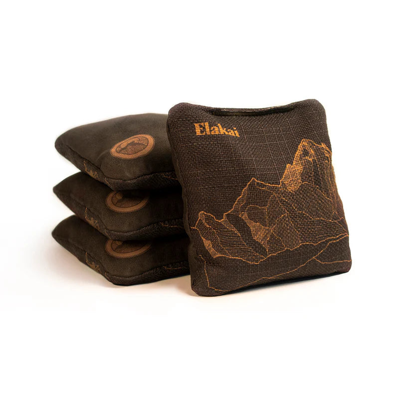 Mount Elakai Durasuede + Turbo Polyglide Pilot Versacraft Cornhole Bags