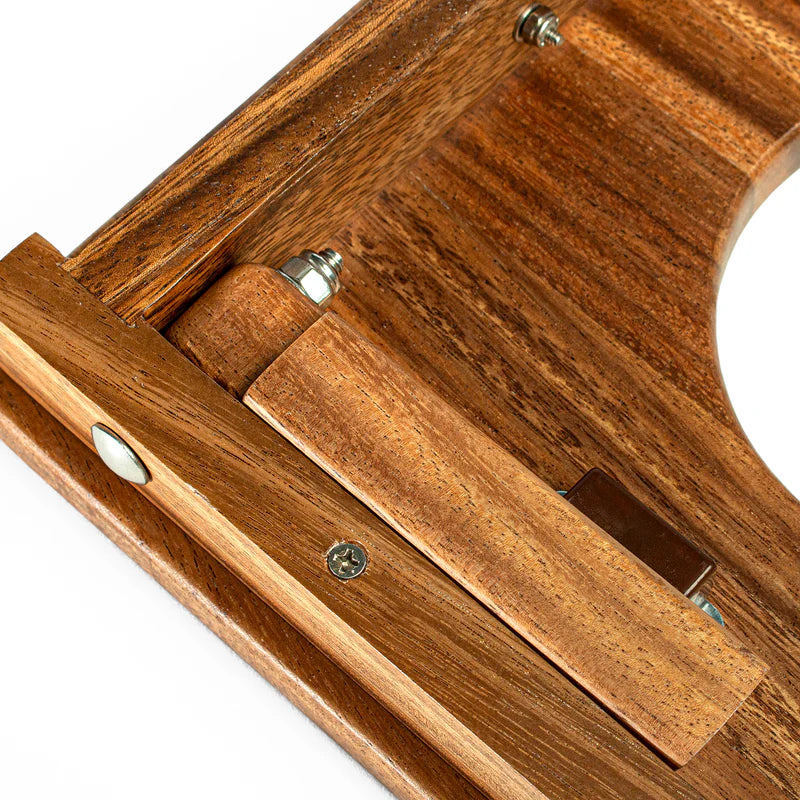 Orange Mountain Epoxy Resin Wood Compact Travel Cornhole Board Set