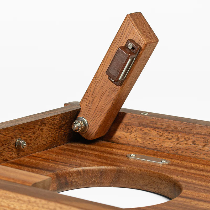 Blue Mountain Epoxy Resin Wood Compact Travel Cornhole Board Set