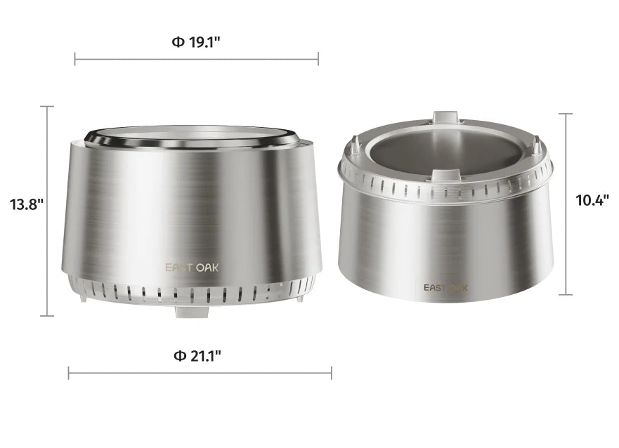 Fuoco 21-Inch Smokeless Fire Pit