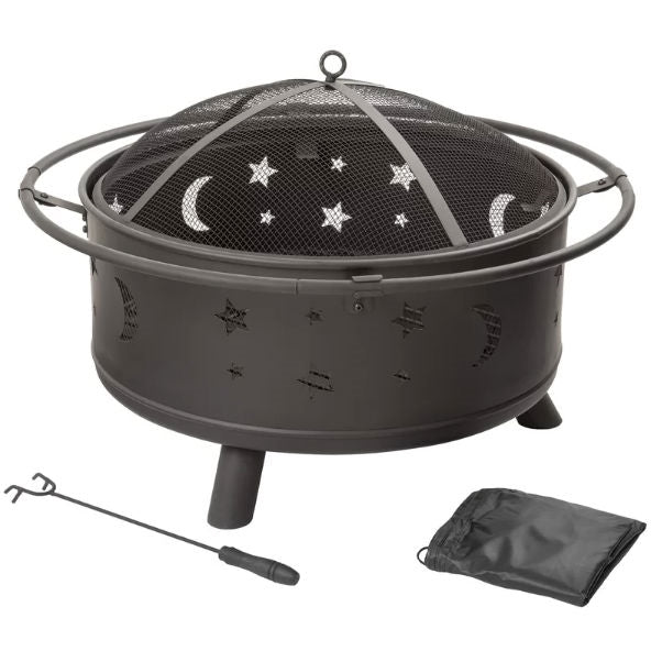 Heavy Duty Steel Metal Wood Burning Fire Pit