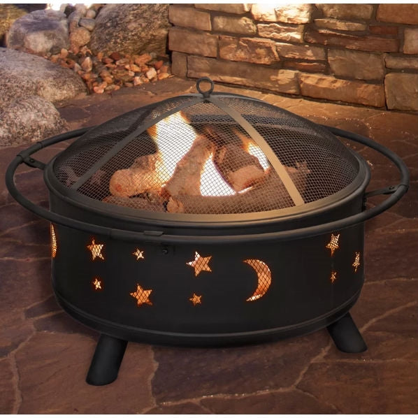 Heavy Duty Steel Metal Wood Burning Fire Pit