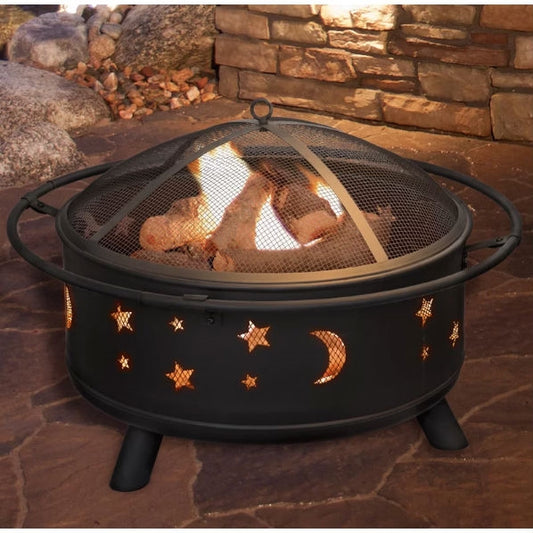 Heavy Duty Steel Metal Wood Burning Fire Pit