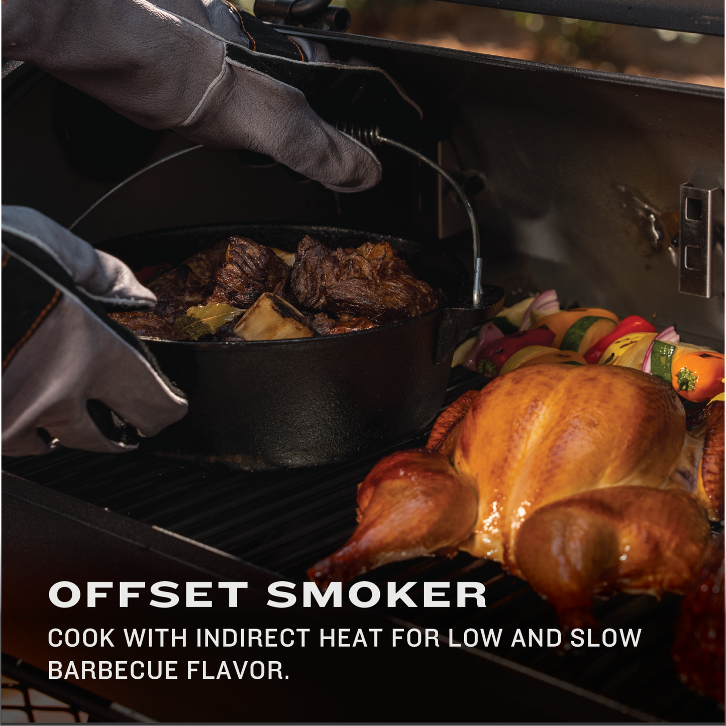 Highland Offset Smoker and Grill