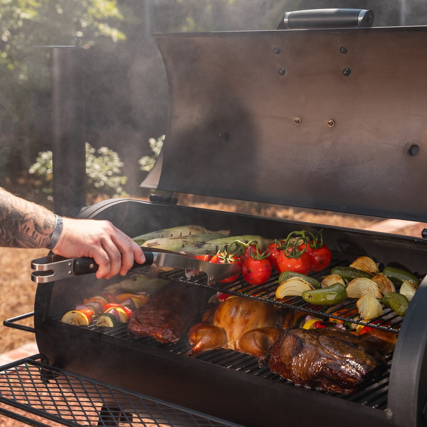 Highland Offset Smoker and Grill