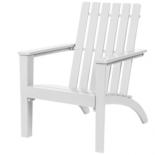 Acacia Wood Adirondack Lounge Armchair