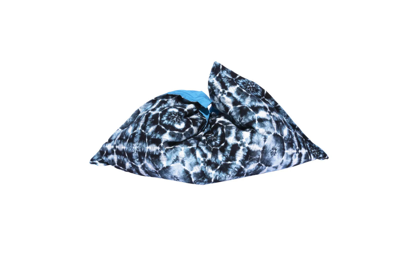 Laze Pillow Shibori Blue