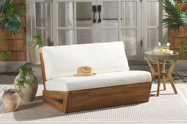 Lynn Outdoor Sofa – Acacia Wood