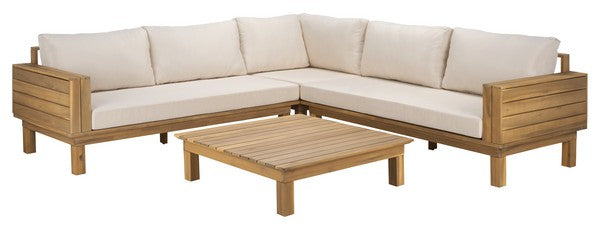 Napoli Outdoor Sofa Oak Finish