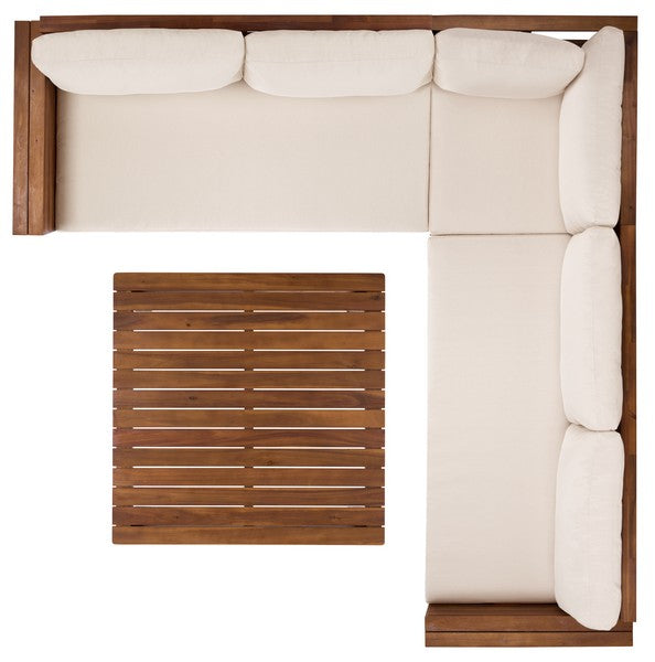 Napoli Outdoor Sofa Teak Finish