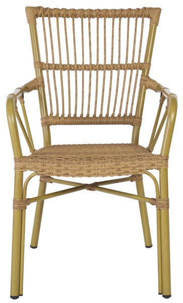 Bora Armchair Set of 2 – Aluminum & PE Rattan Outdoor Chairs