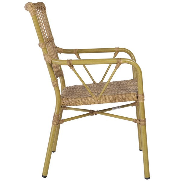 Bora Armchair Set of 2 – Aluminum & PE Rattan Outdoor Chairs