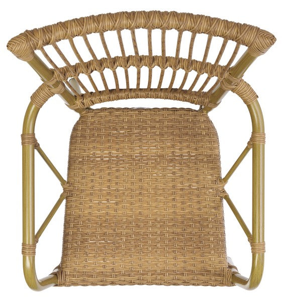 Bora Armchair Set of 2 – Aluminum & PE Rattan Outdoor Chairs