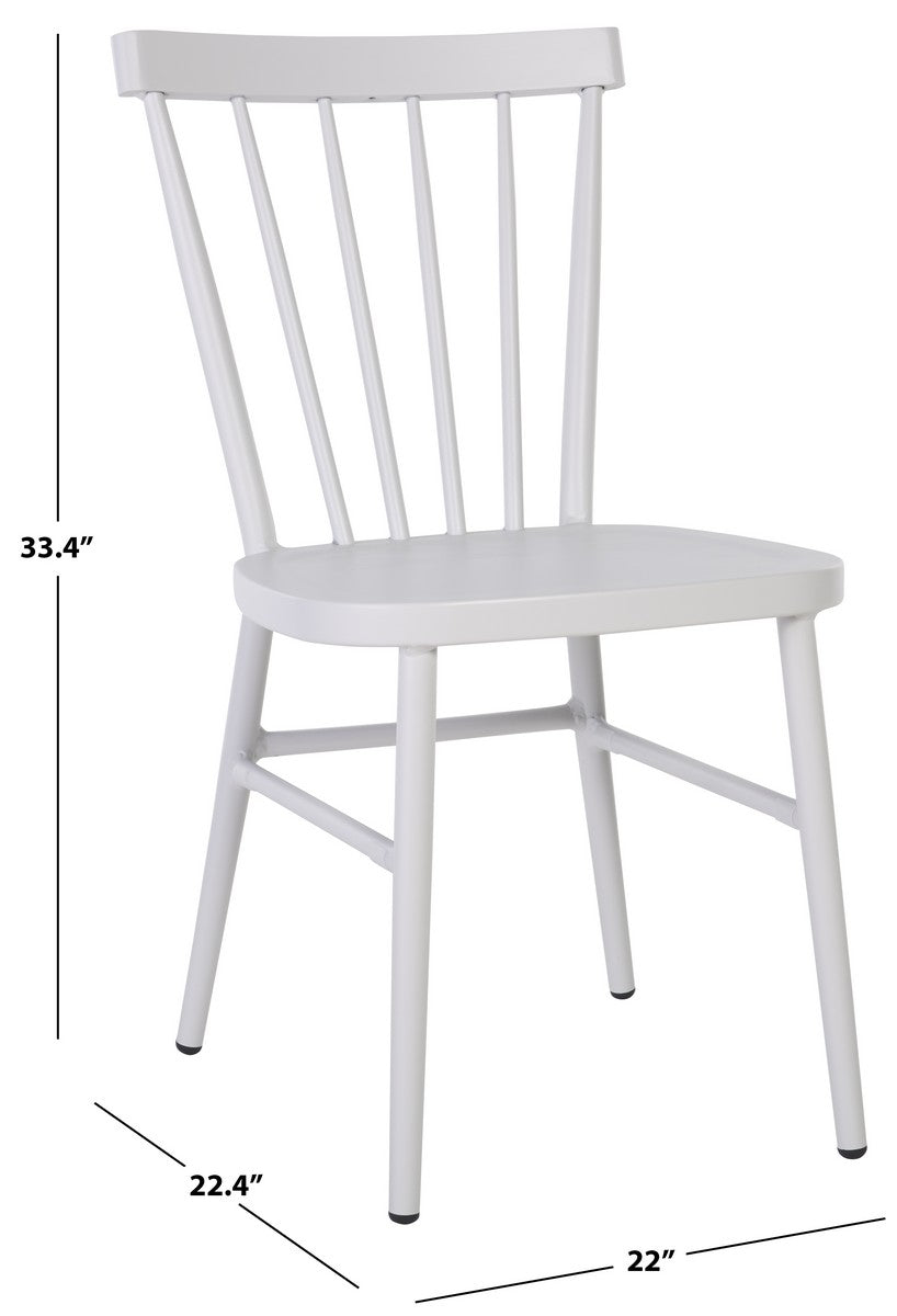 Core Spindle Chair Set of 2 – Powder-Coated Aluminum Outdoor Chairs