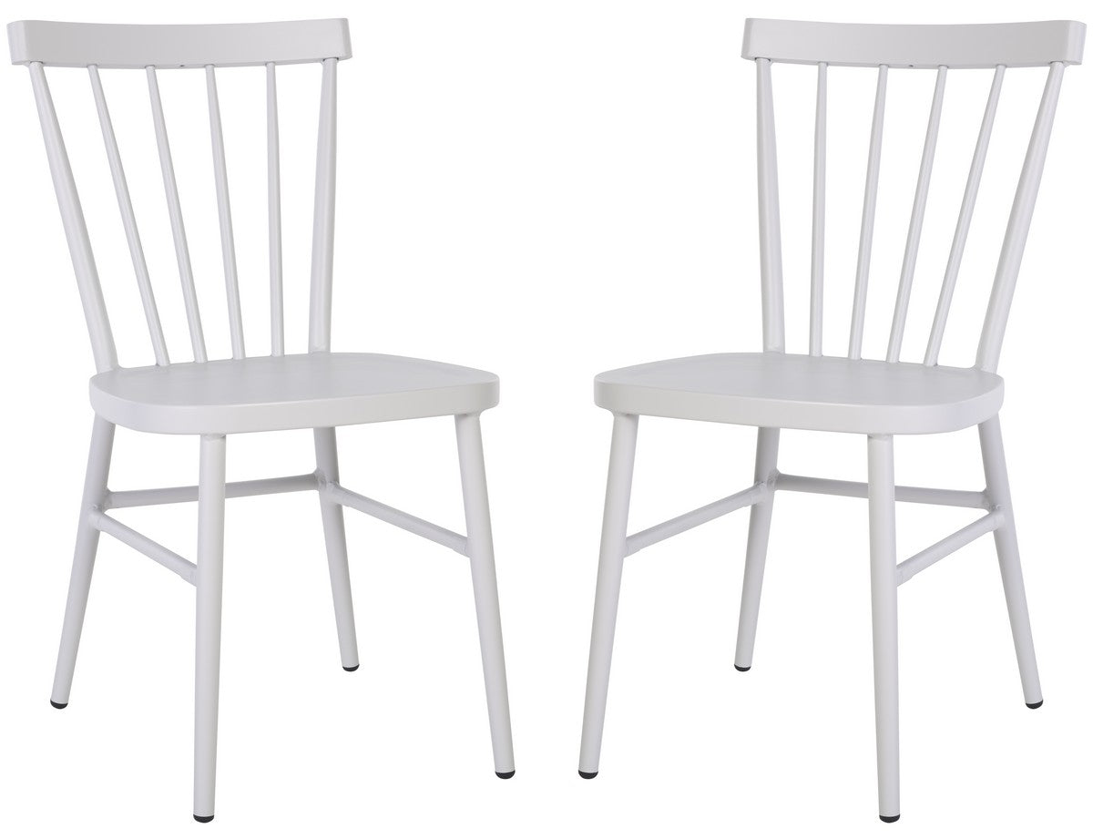 Core Spindle Chair Set of 2 – Powder-Coated Aluminum Outdoor Chairs
