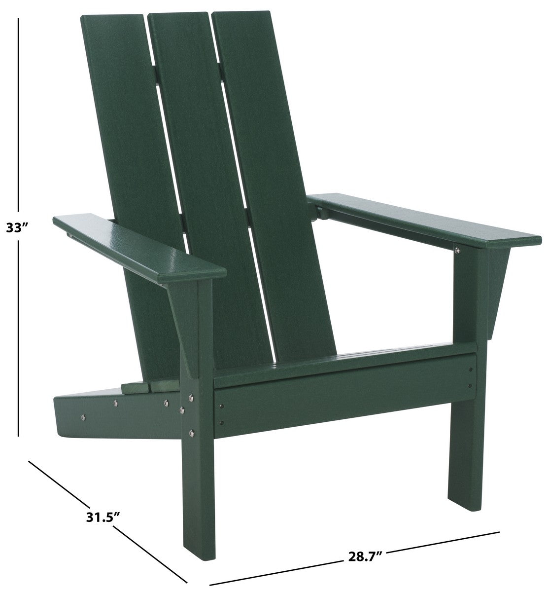All Weather Adirondack Chair – Polyethylene Outdoor Lounge Chair