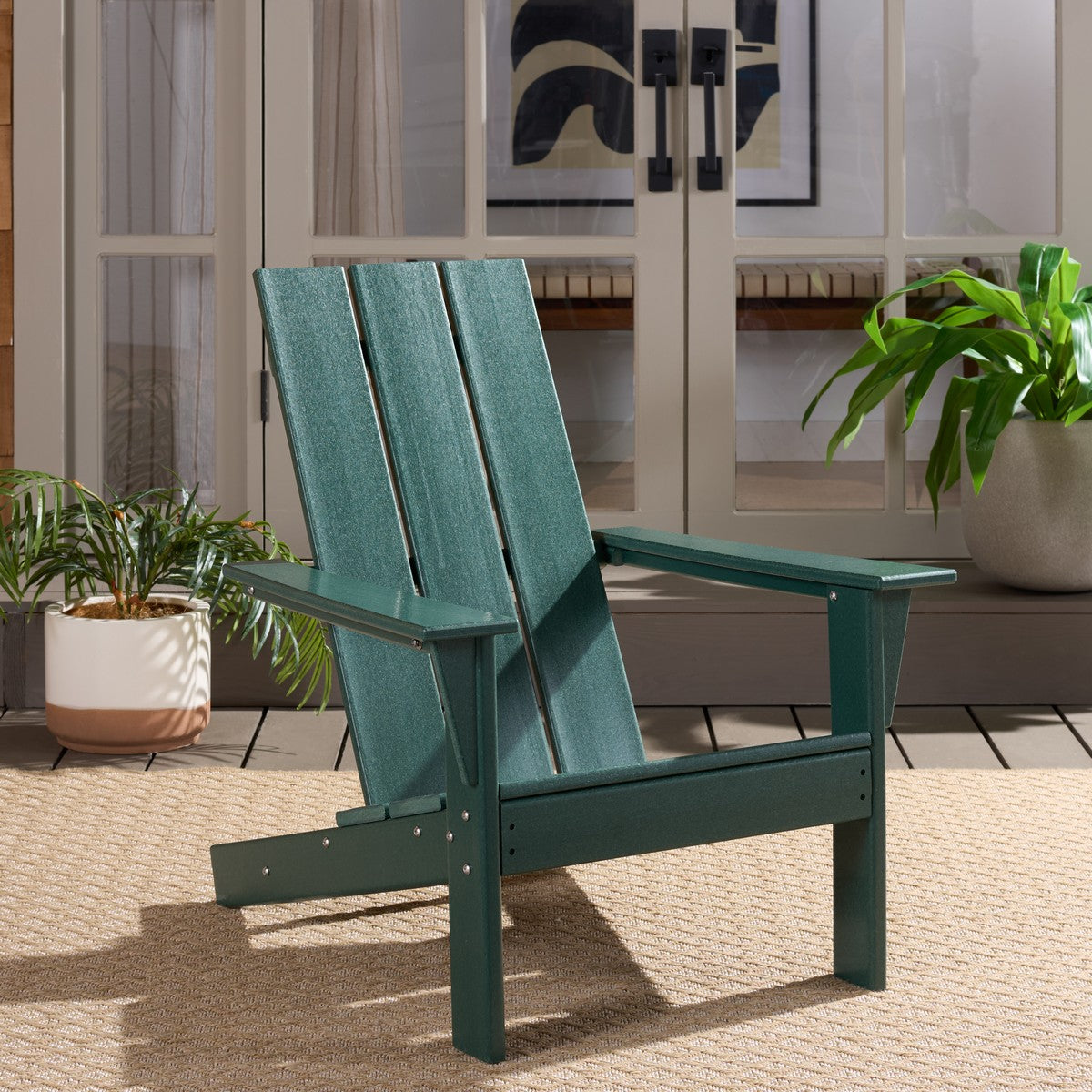 All Weather Adirondack Chair – Polyethylene Outdoor Lounge Chair