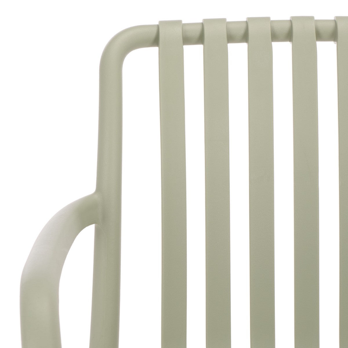 Holly Outdoor Dining Armchair Set of 2 – Stackable Polyethylene Patio Chairs