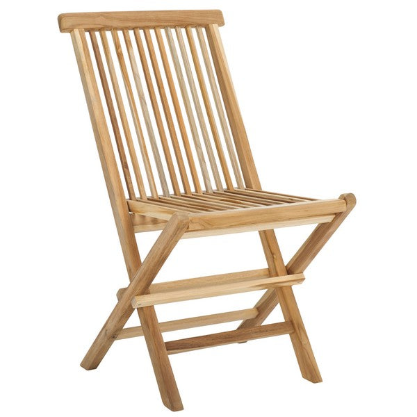 Marcus Teak Folding Chair – Natural Teak Wood Outdoor Folding Chair