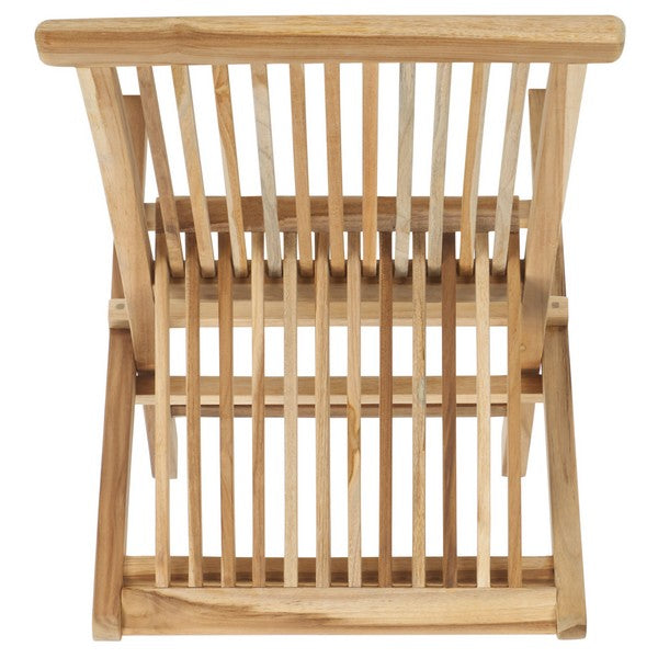 Marcus Teak Folding Chair – Natural Teak Wood Outdoor Folding Chair